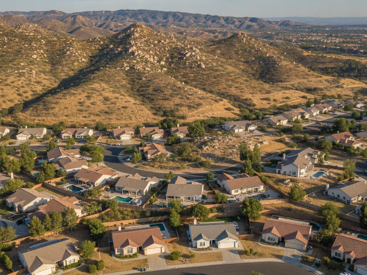 East County San Diego County neighborhood near El Cajon